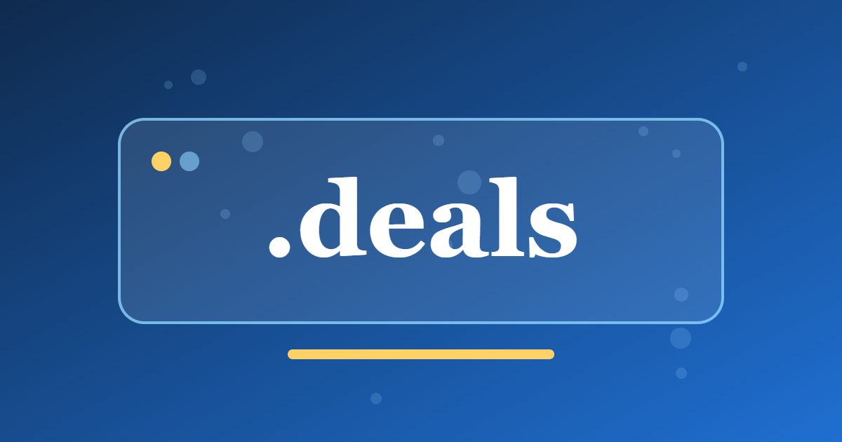 .deals Domain: A Listing Address for Reviews, Guides and Shopper Communities