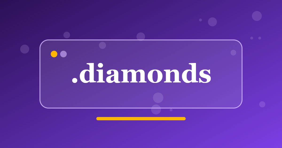 .diamonds Domain: A Jewellery Address for Diamond Shops, Cutting and Collections