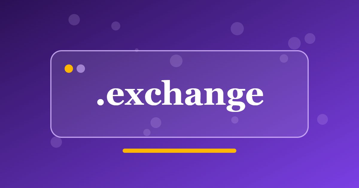 .exchange Domain: A Name for Classified Ads, Swap Markets and Language Exchange