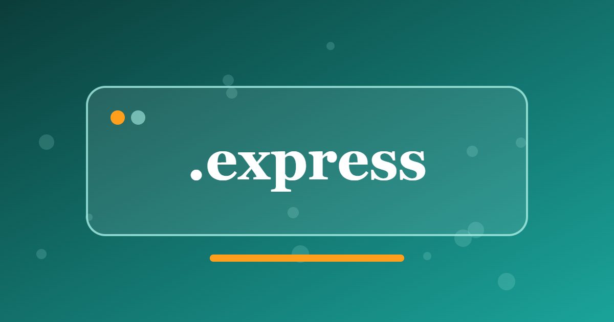 .express Domain: A Quick-Service Address for Delivery, Repairs and Express Shops