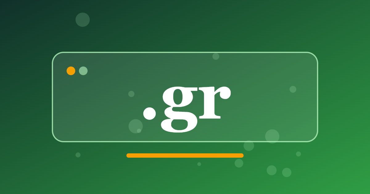 .gr Domain: Greece's Country Address for Tourism, Shipping and Local Trade