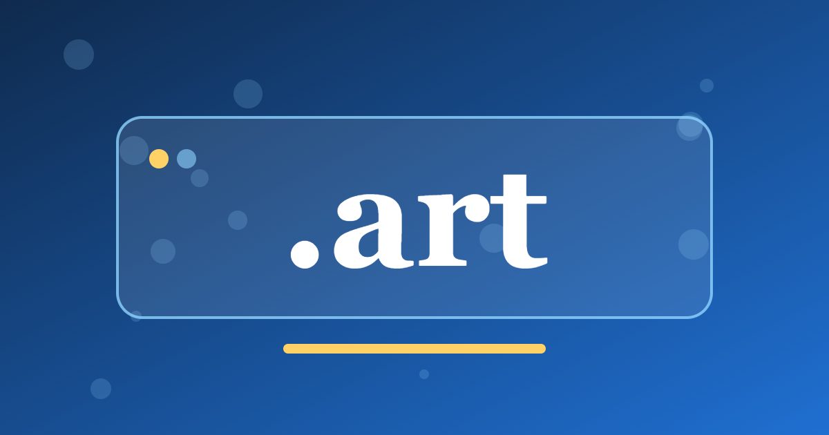.art Domain: A Creative Address for Artists, Galleries and Design Studios