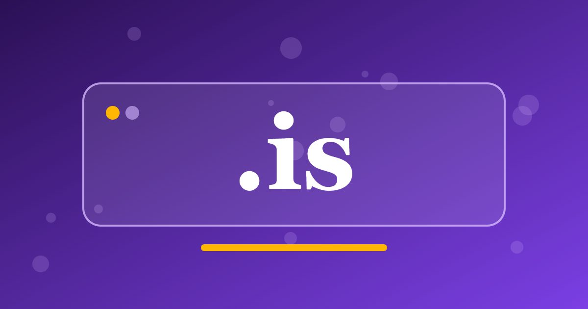 .is Domain: An Icelandic Country Address That Also Reads as an English Word