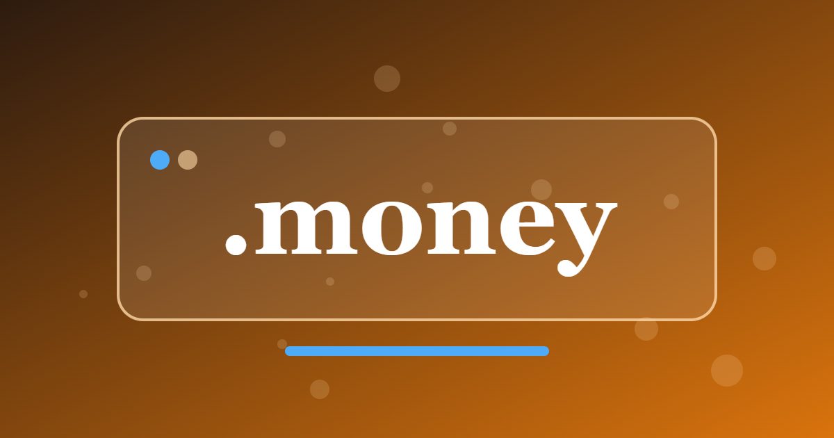 .money Domain: A Generic Address for Money Topics, Tools and Guides