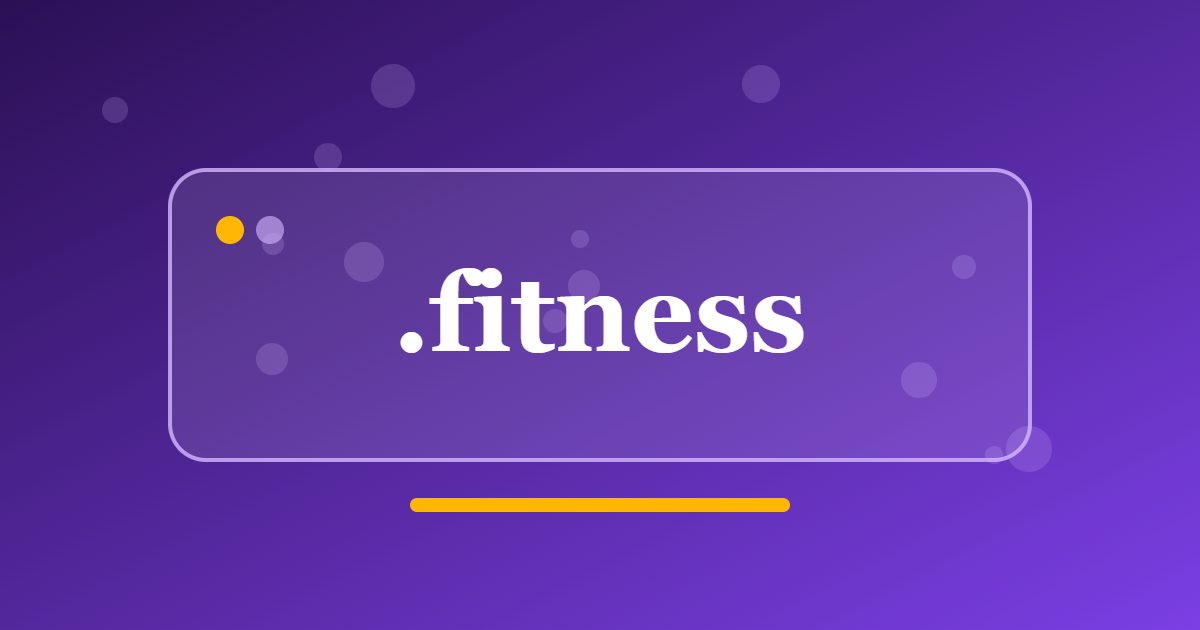 .fitness Domain: A Clear Address for Training, Sport and Active Lifestyle Projects