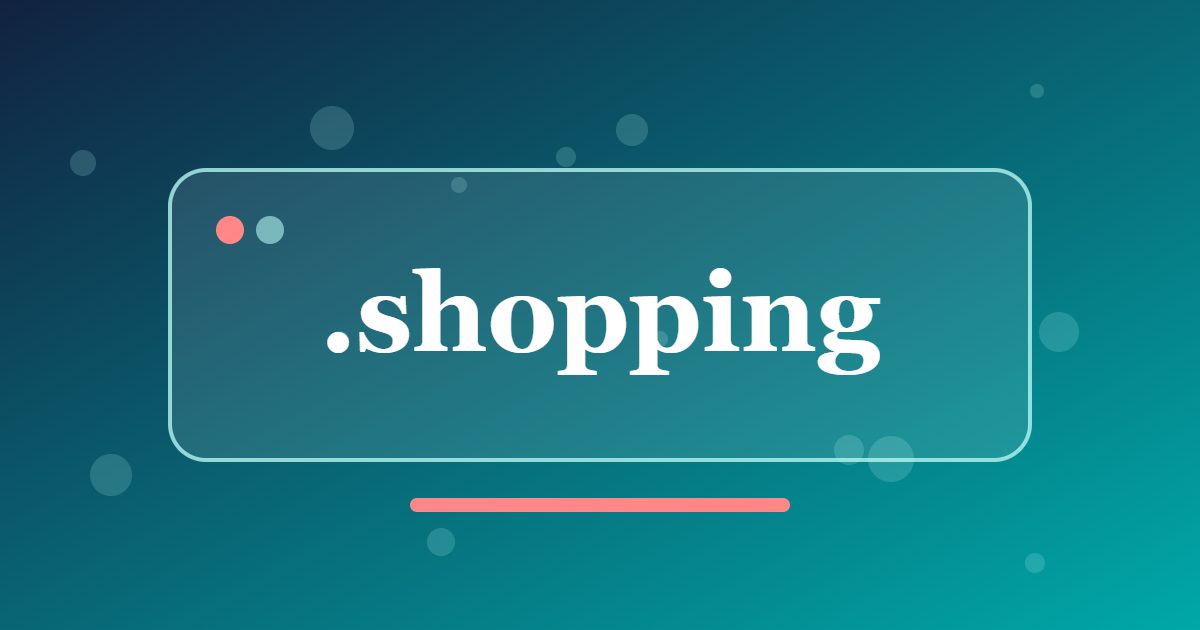 .shopping Domain: A Shop-Focused Address for Stores, Comparisons and Buying Guides
