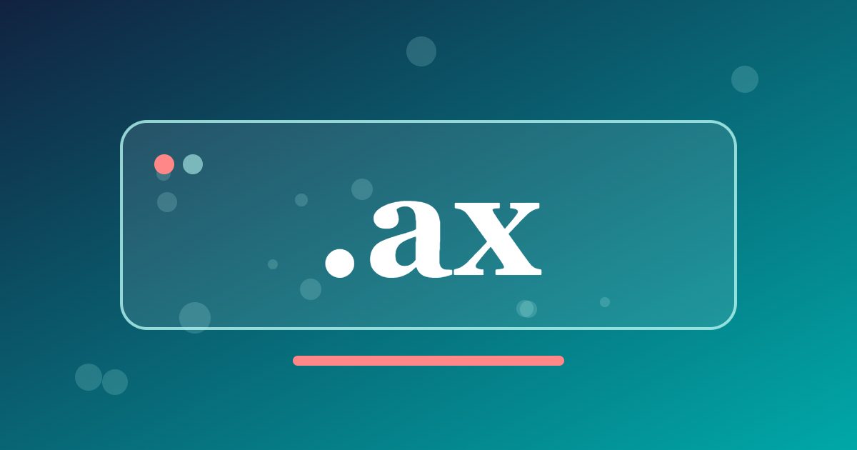 .ax Domain: An Island Address for Åland Shipping, Sailing and Regional Projects