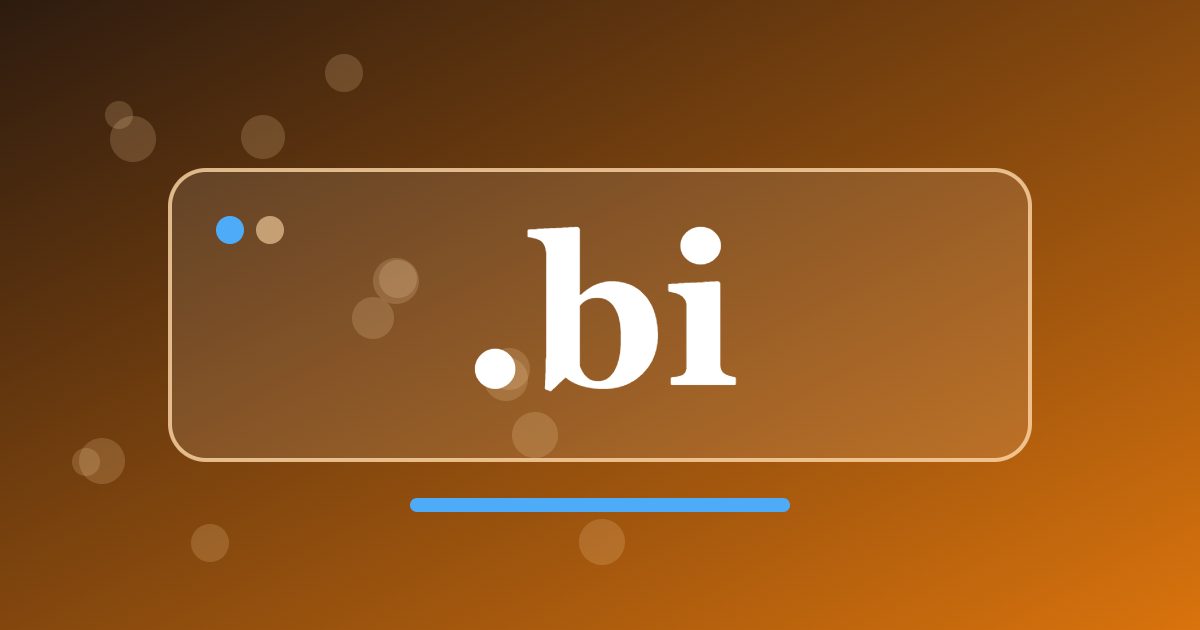 .bi Domain: An East African Address for Burundian Firms and Community Projects