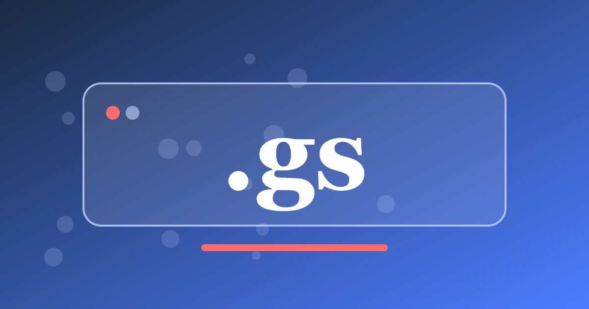 .gs Domain: A Short Ending Linked to a Remote South Atlantic Territory