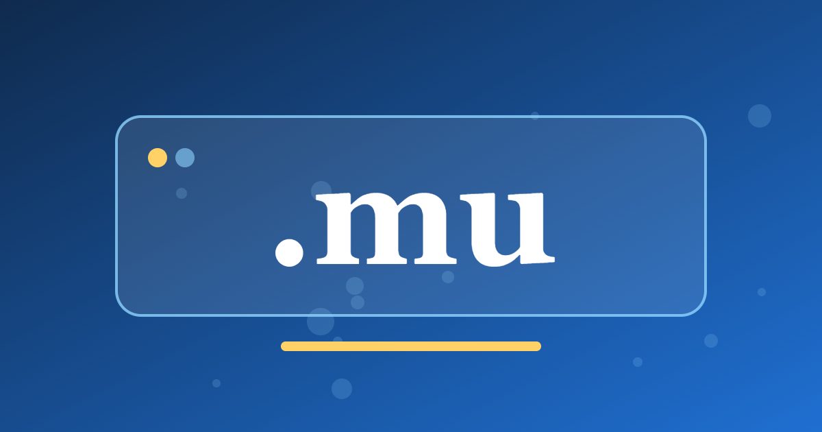 .mu Domain: The Island Nation Address for Mauritian Tourism, Trade and Services