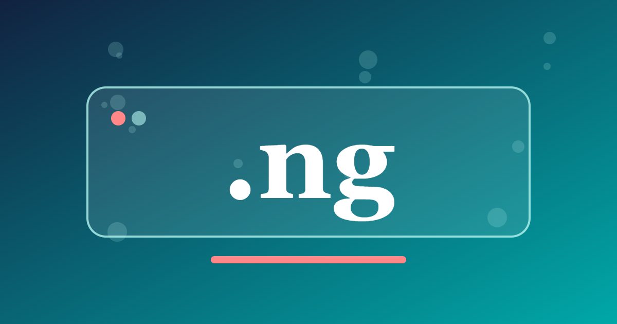 .ng Domain: The Country Address for Nigerian Businesses, Schools and Local Services