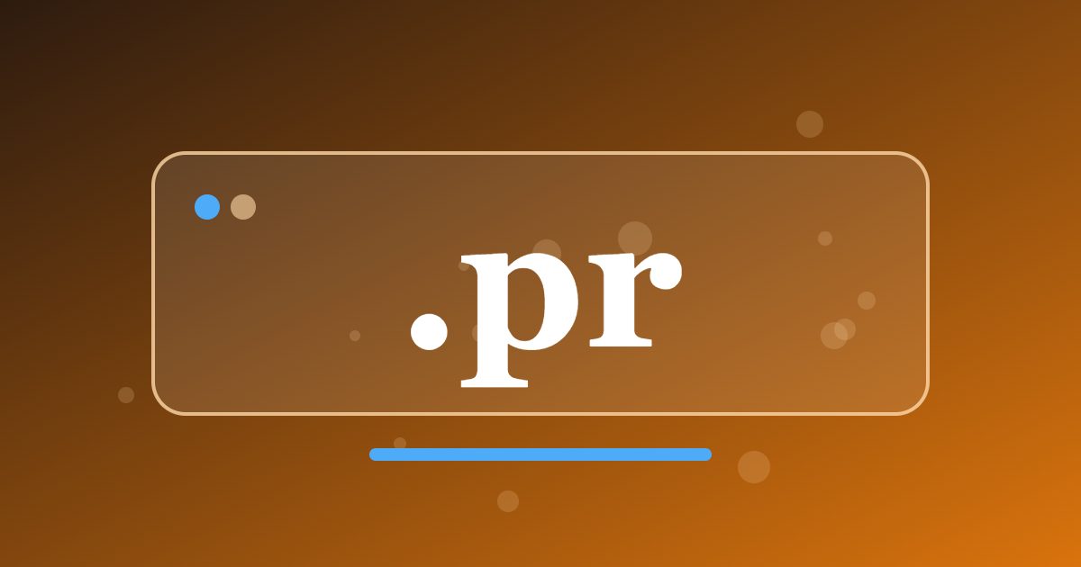 .pr Domain: A Caribbean Address for Puerto Rican Businesses, Schools and Culture