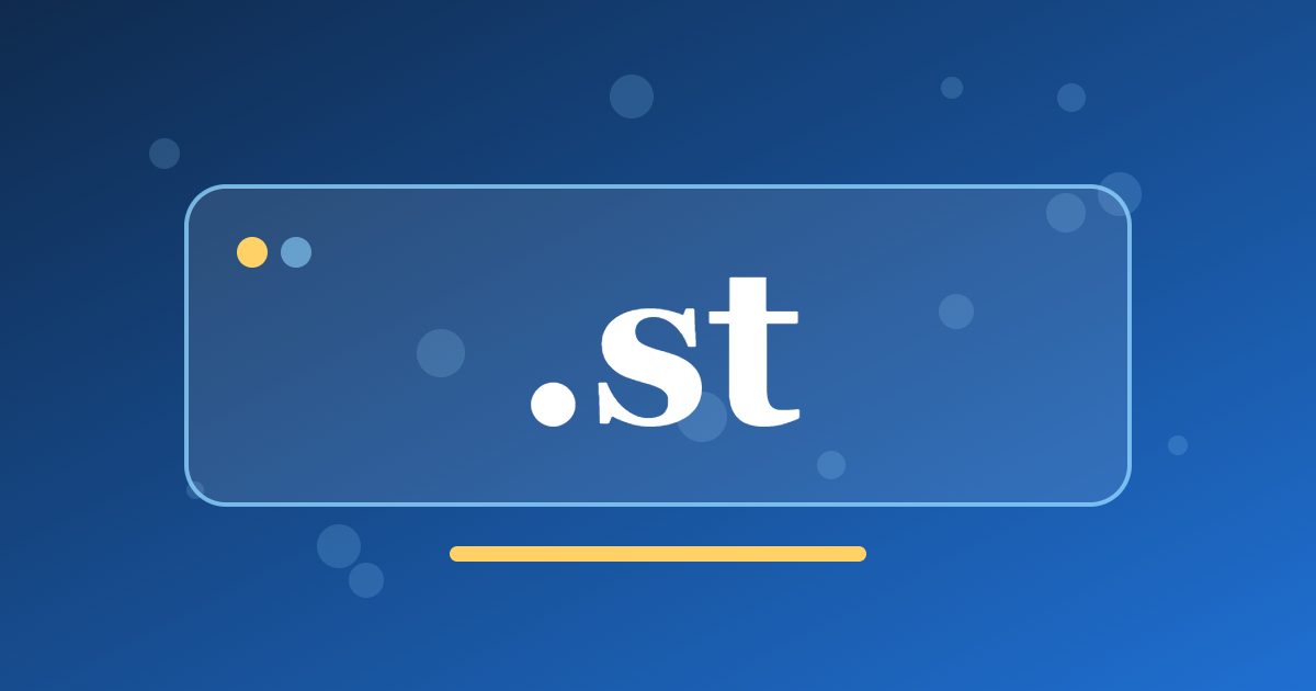 .st Domain: A Gulf of Guinea Address for Island Businesses and Projects