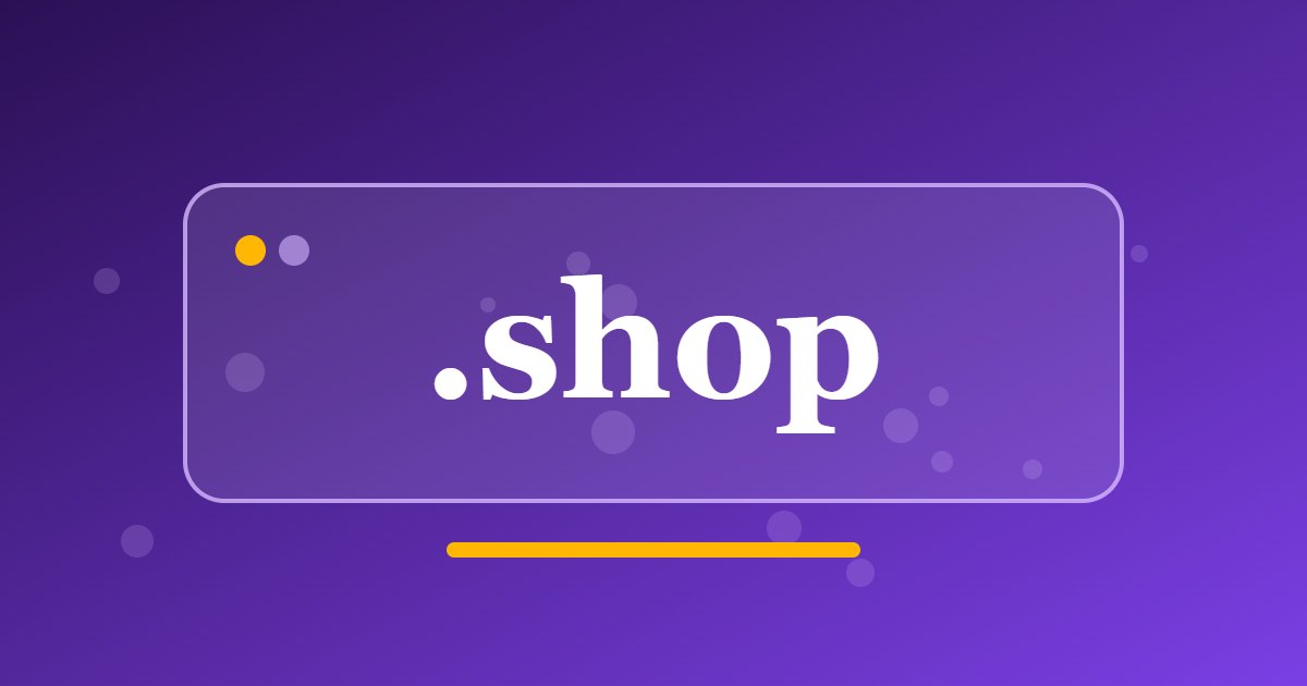 .shop Domain: A Direct Address for Online Stores