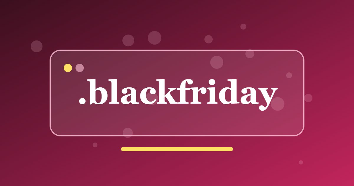 .blackfriday Domain: An Address for Seasonal Shopping Pages and Event Guides