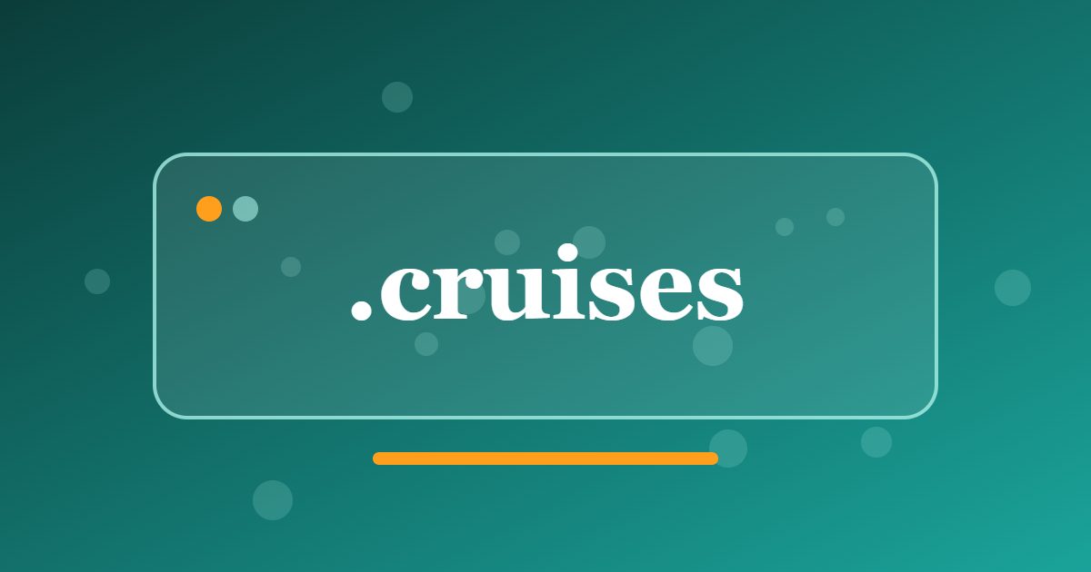 .cruises Domain: A Sea Holiday Address for Cruise Agents, Port Guides and Writers