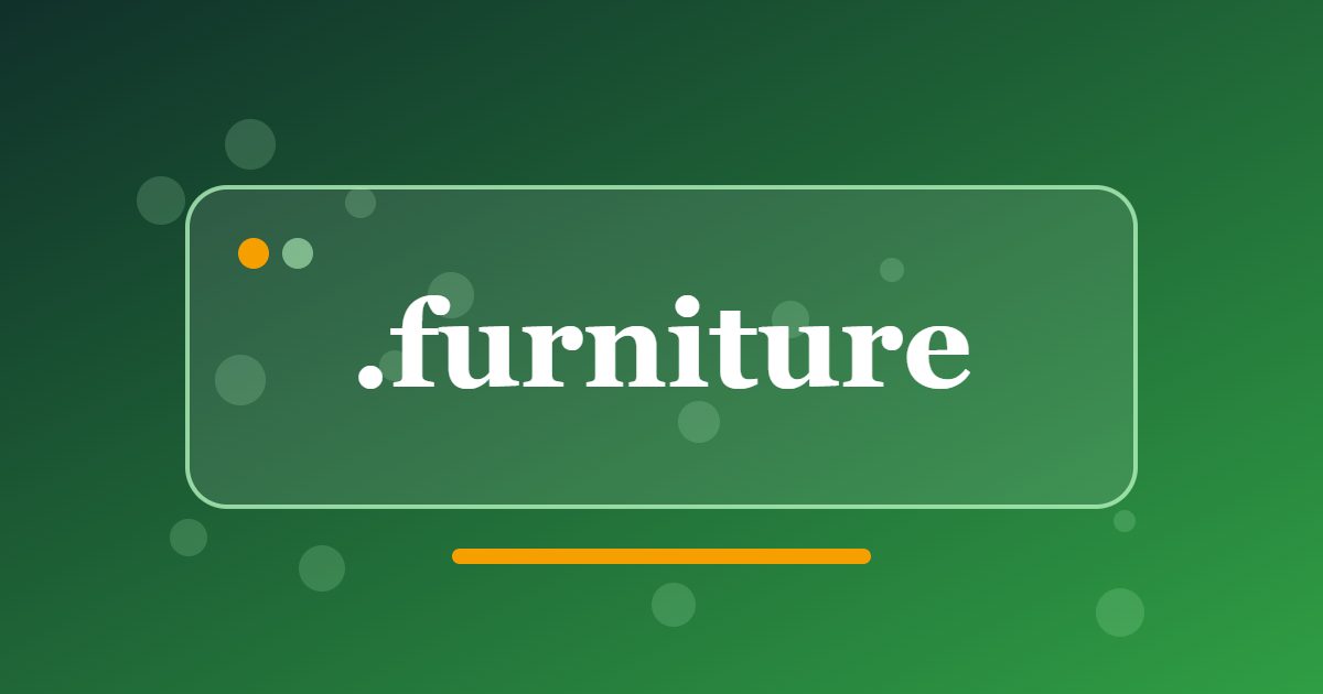 .furniture Domain: A Name for Furniture Makers, Designers and Home Stores