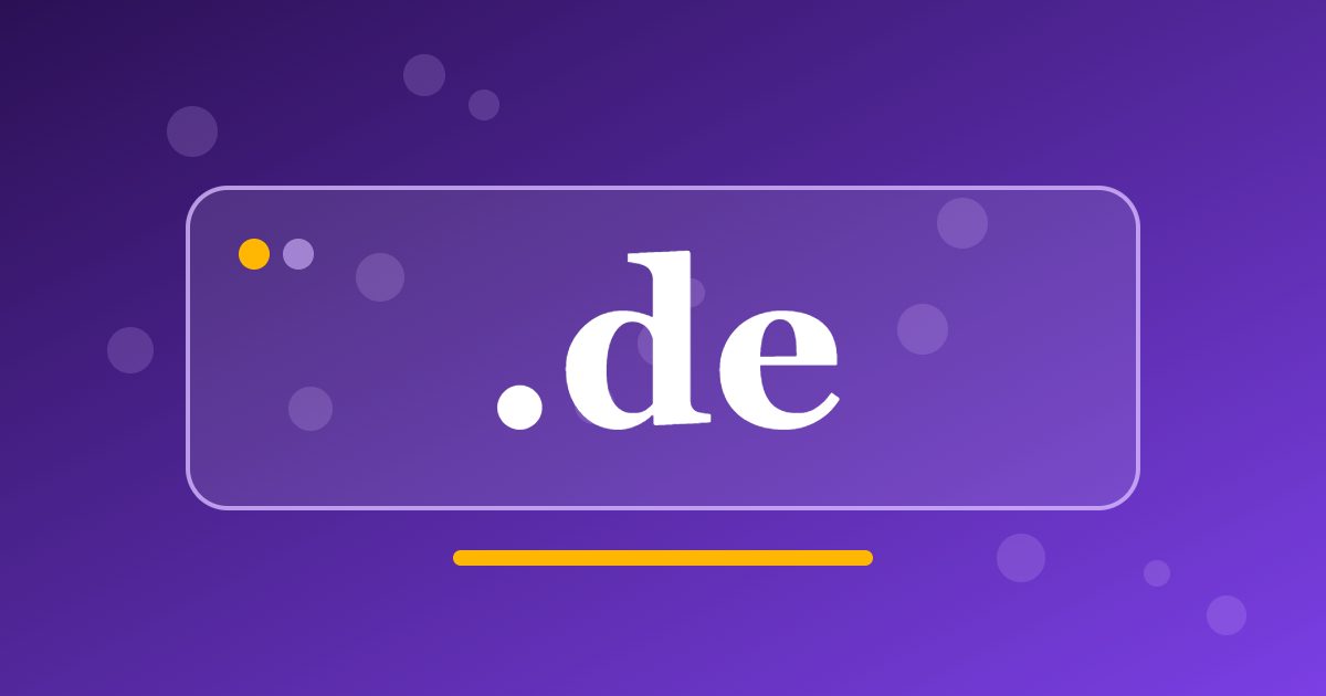 .de Domain: The Country Address for German Businesses and Projects