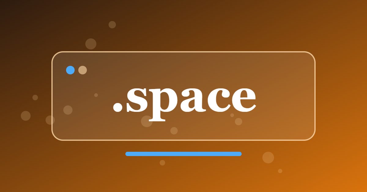 .space Domain: Room for Creative Projects, Communities and Science